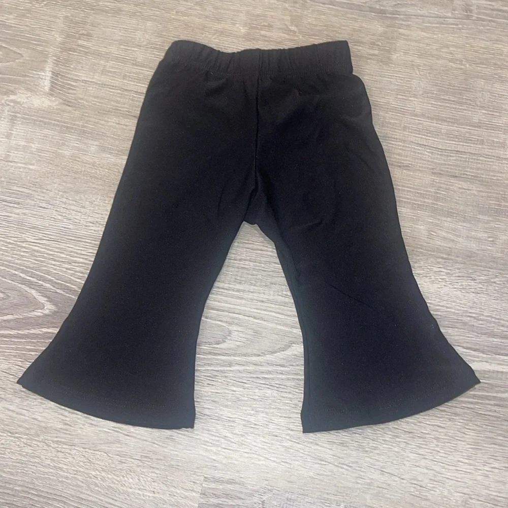Baby Girl Black Flare Pants 3-6 Months